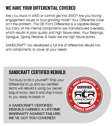 Front Differentials - SANDCRAFT Motorsports - SANDCRAFT RCR - The ...