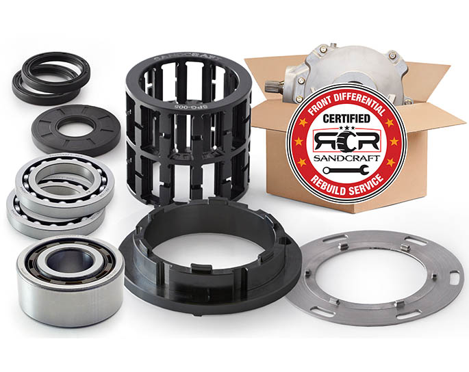 GEN 2 - BULLETPROOF FRONT DIFFERENTIAL RE-BUILD - TURBO 'S' / RS1 / PRO XP / TURBO R/ PRO S