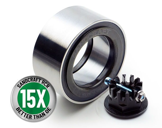 SANDCRAFT Double Row Tapered Wheel Bearing - 14-23 RZR (Set of 4)
