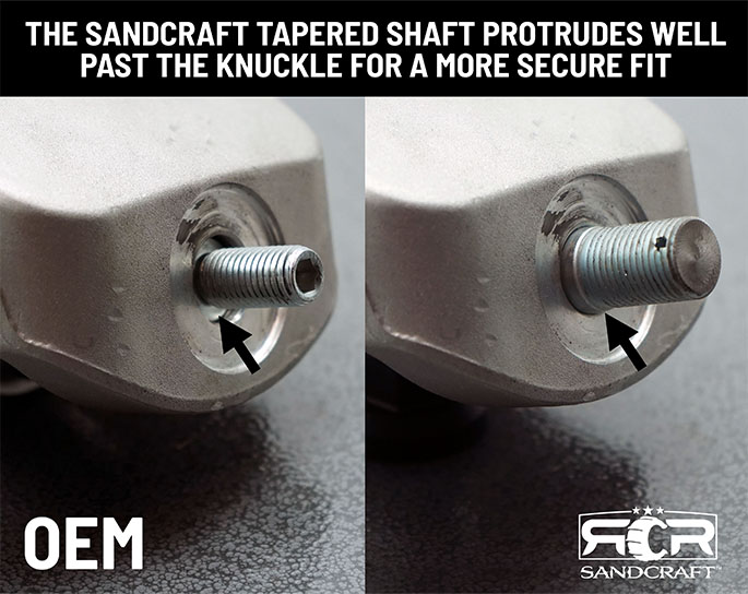 Sandcraft Lower Ball Joint - 2022+ Pro R/PRO S - Turbo R (set of 2) - Image 4