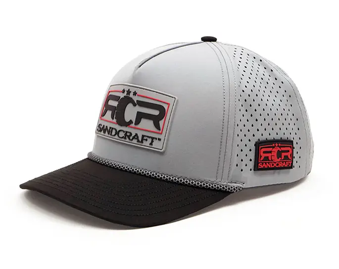 SANDCRAFT Hat - 'TYPE-R' Slate Grey - 5 Panel - Image 6