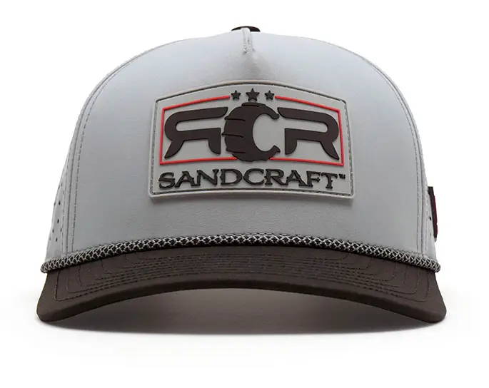 SANDCRAFT Hat - 'TYPE-R' Slate Grey - 5 Panel - Image 9