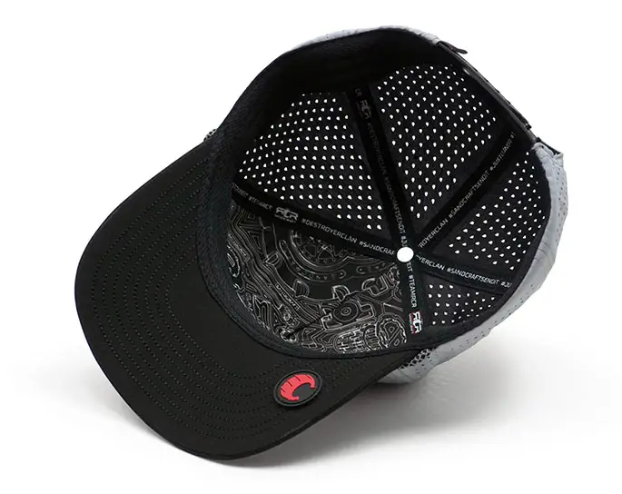 SANDCRAFT Hat - 'TYPE-R' Slate Grey - 5 Panel - Image 3